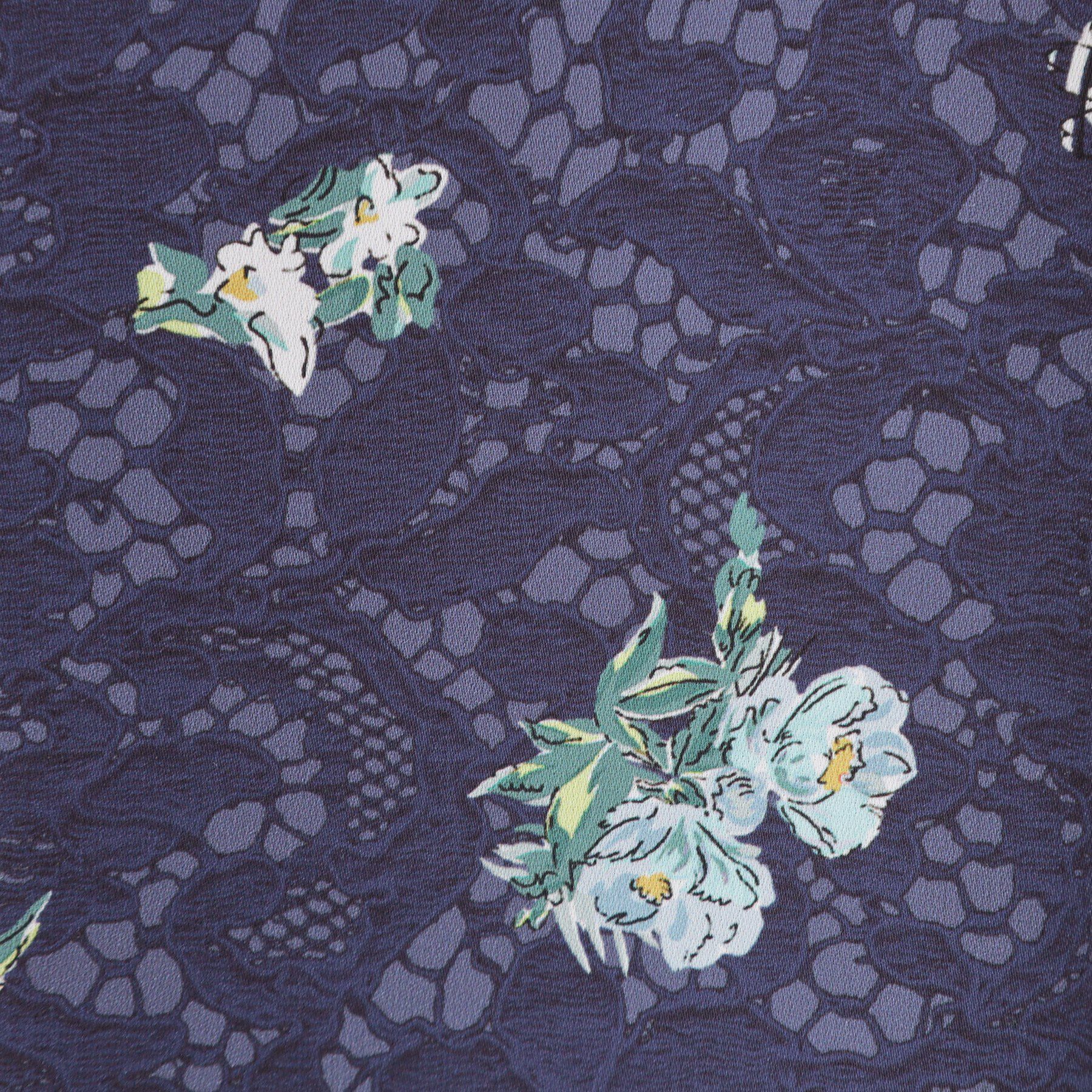 SunaUna「【co creation and yours／SS～L】レースプリントワンピース」|ワンピース|