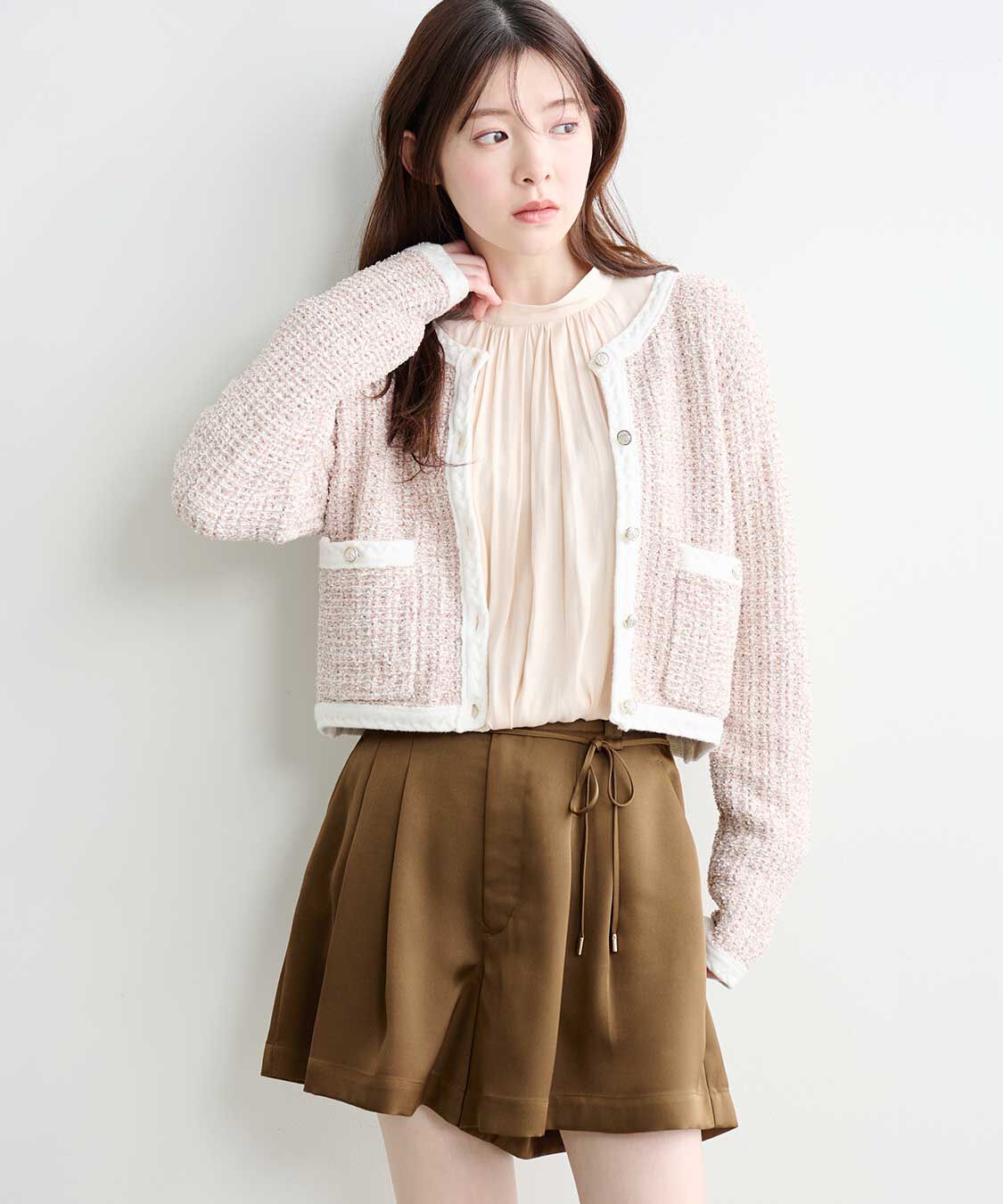 COCO DEAL「サテンタックショートパンツ」|その他|