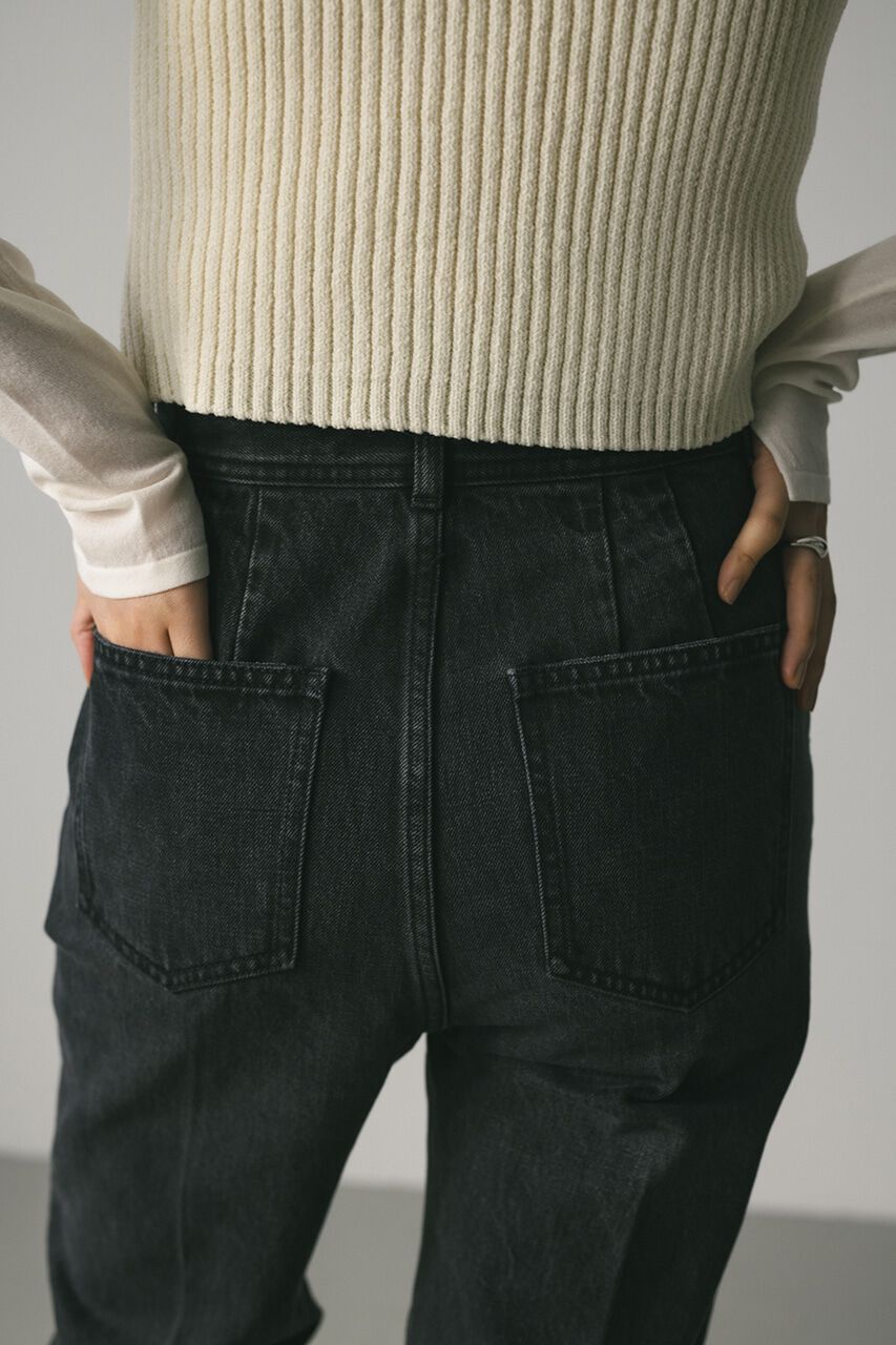 STYLEMIXER「カットオフセンタープレスデニム」|デニム|