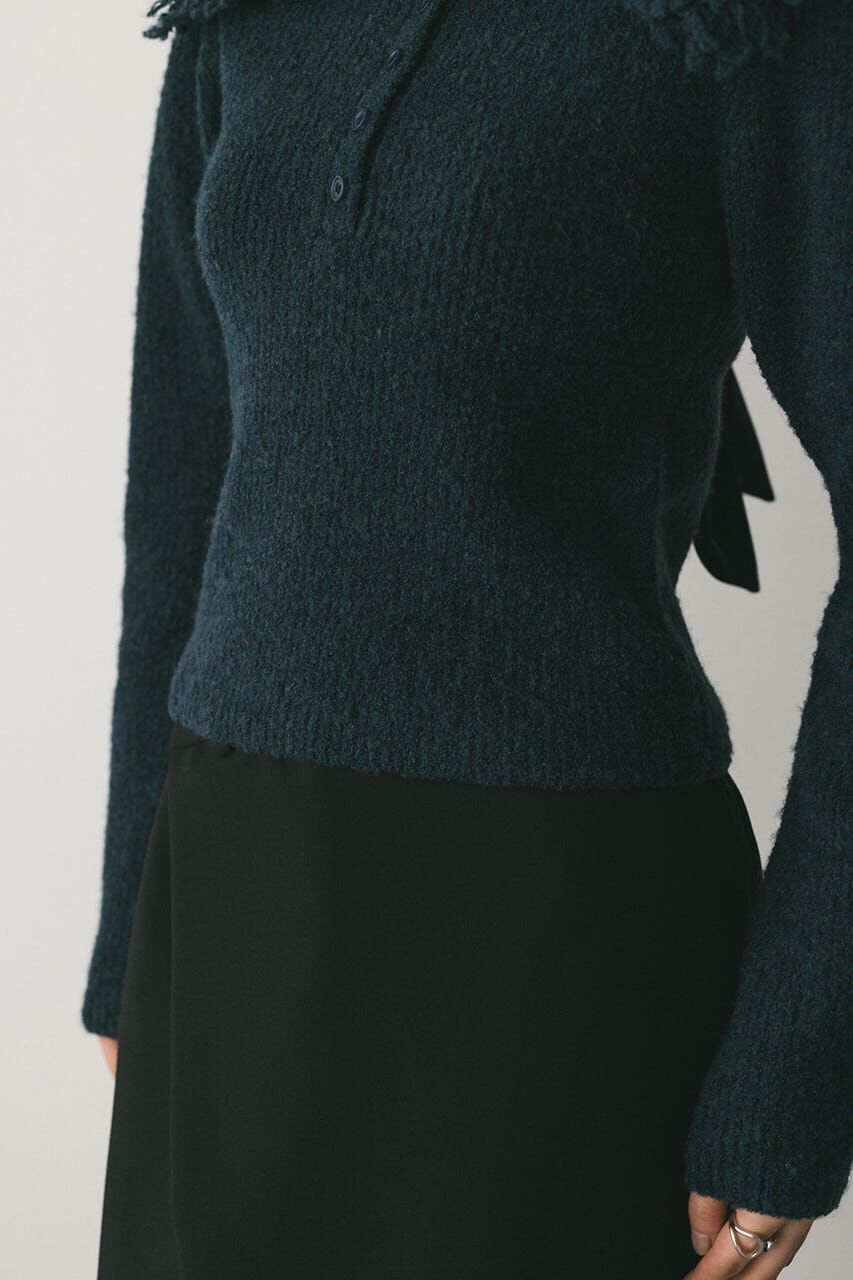 STYLEMIXER「ループカラーニットトップ」|ニット・セーター|