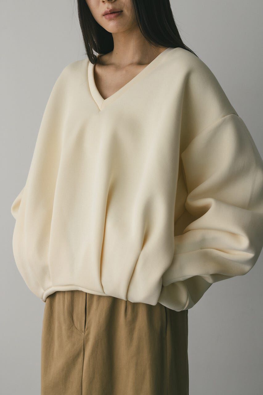 STYLEMIXER「Vネックフォルムダンボールトップ」|Tシャツ・カットソー|