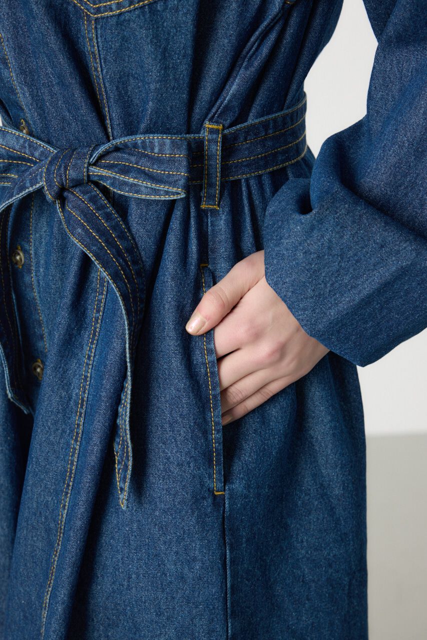 RODEO CROWNS「デニムフレアマキシワンピース」|ワンピース|