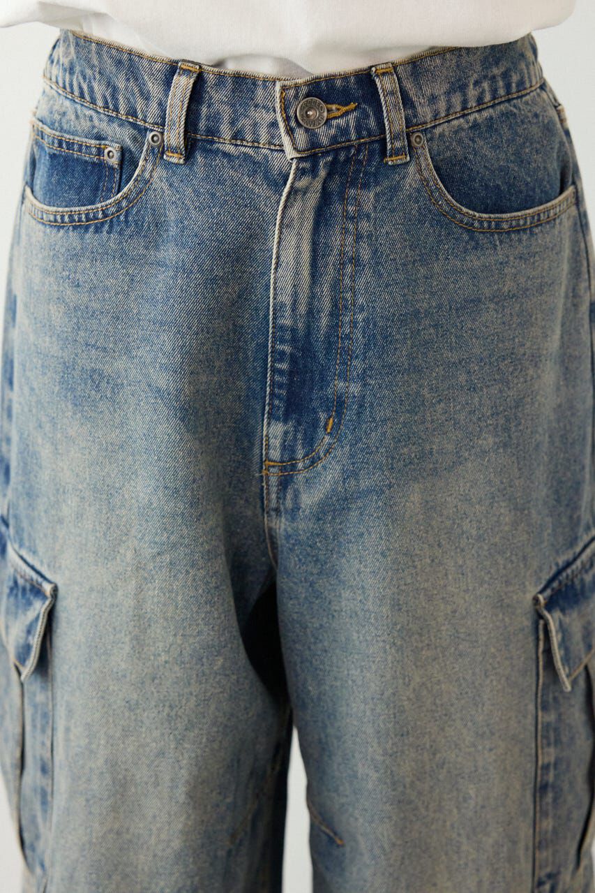 RODEO CROWNS「デニムバミューダカーゴパンツ」|デニム|