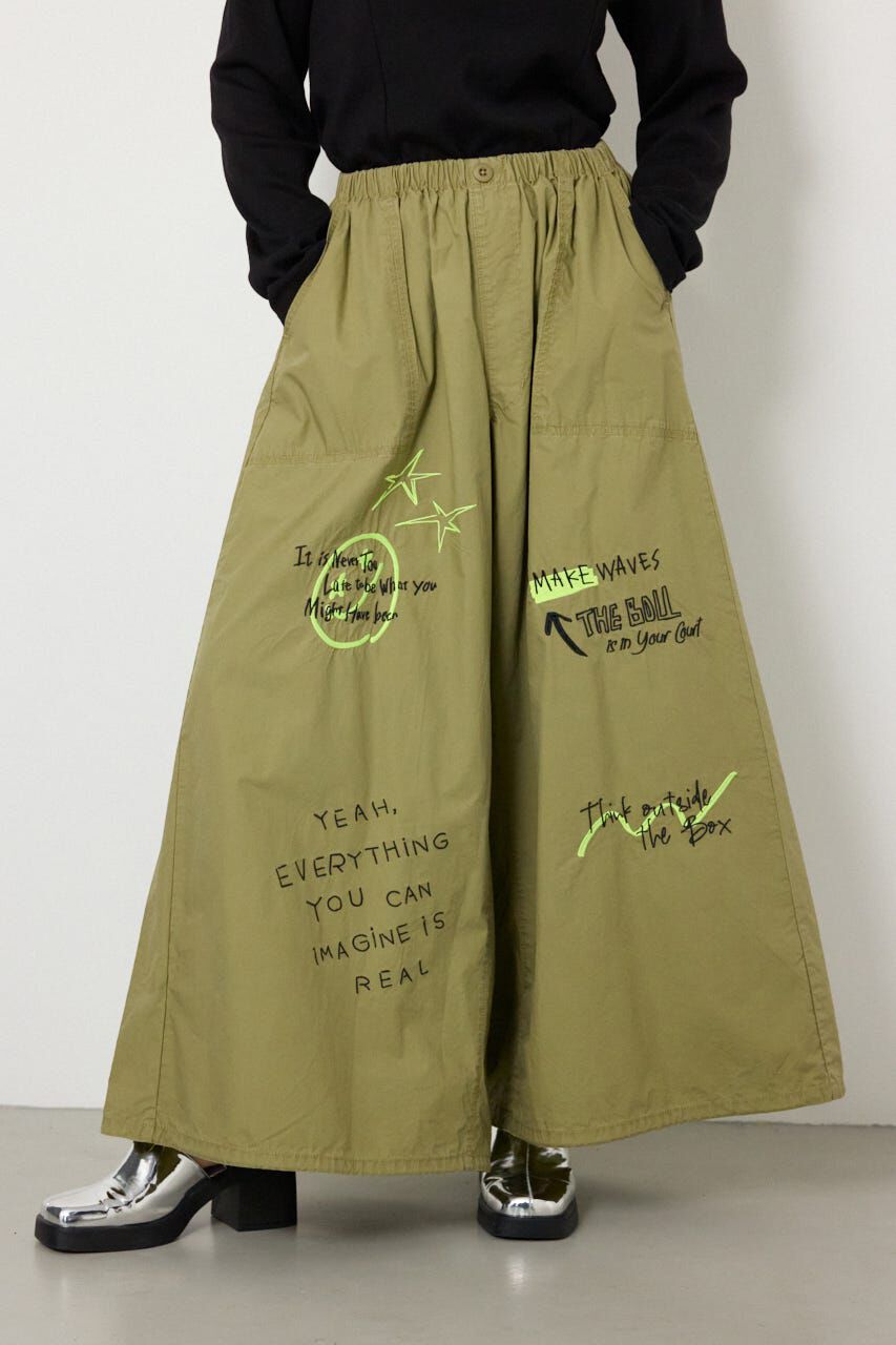 RODEO CROWNS「ラクガキパラシュートパンツ」|その他|