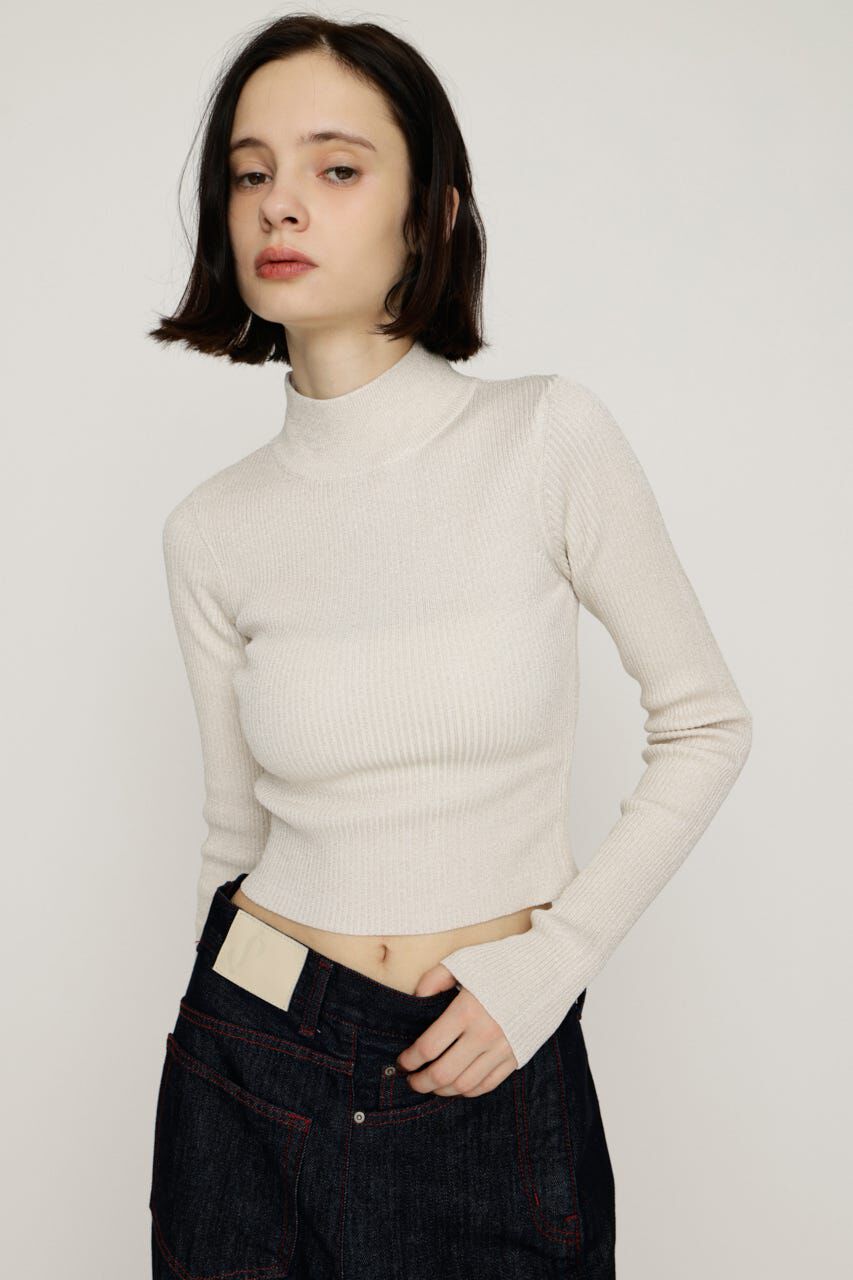 SLY「GLITTER COMPACT トップス」|ニット・セーター|IVOY3