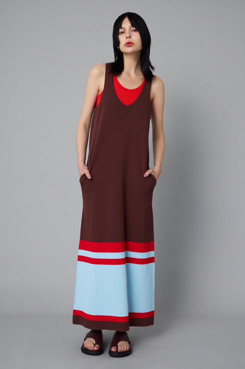 HeRIN.CYE「Border hem one piece」|ワンピース|