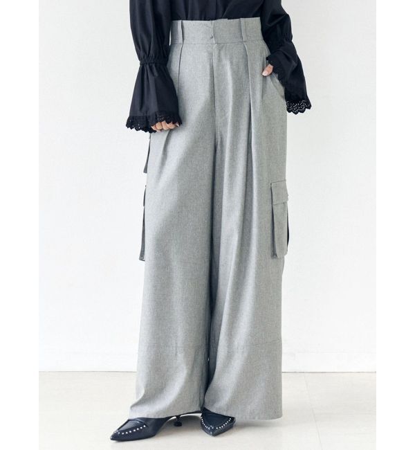 CALNAMUR「カーゴデザインパンツ」|その他|グレー