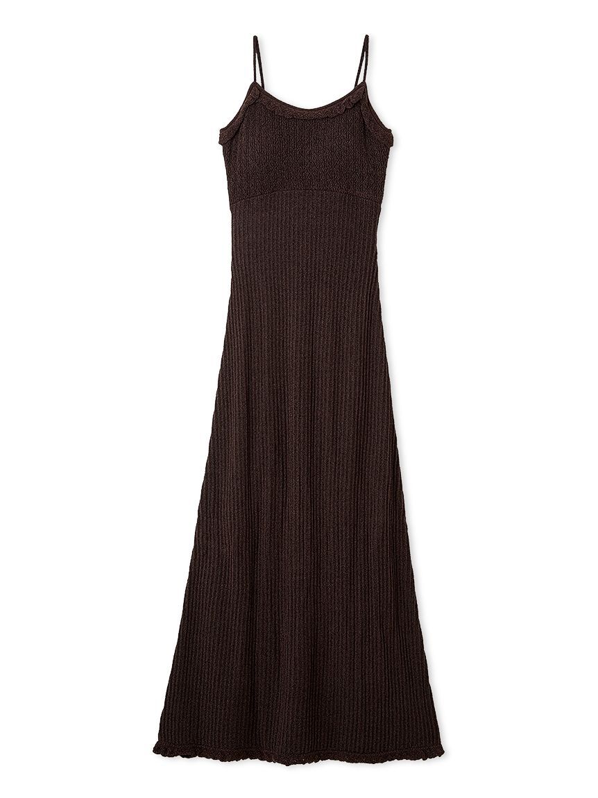 SNIDEL HOME「クロシェキャミワンピース」|ルームウェア|