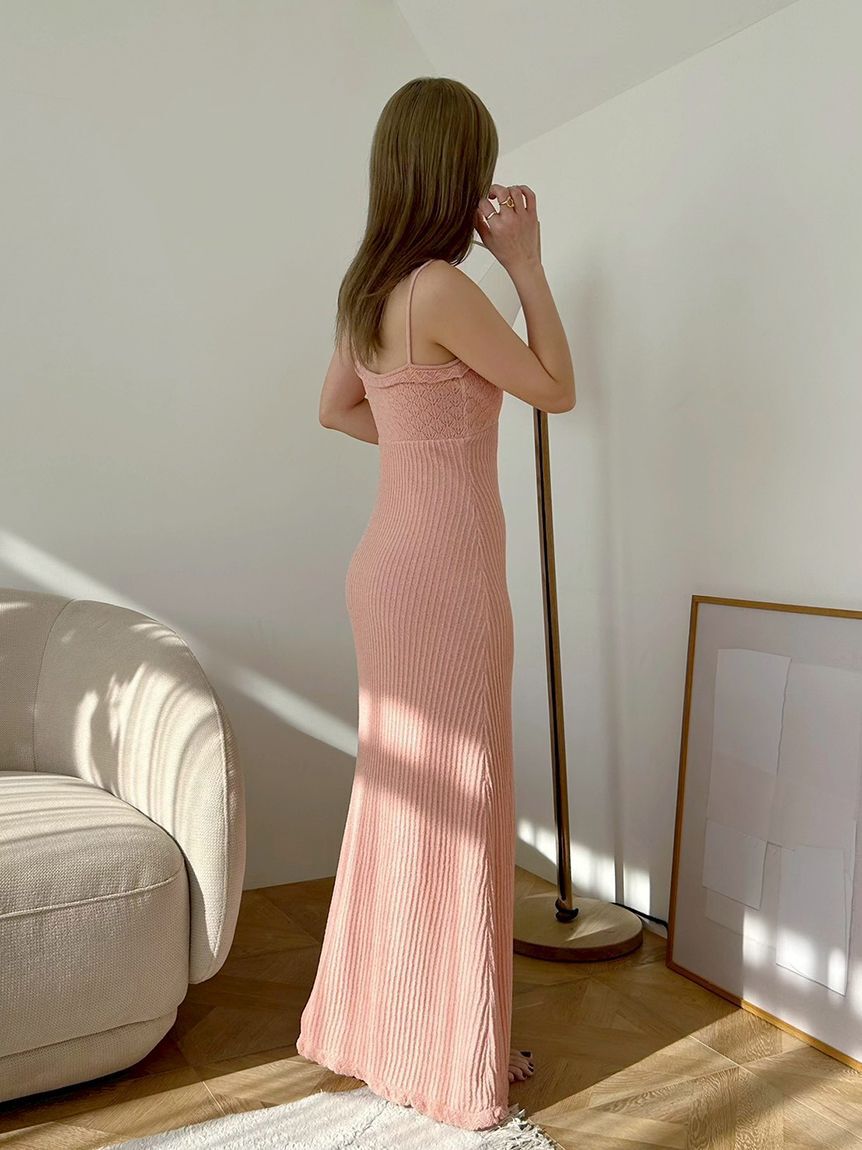 SNIDEL HOME「クロシェキャミワンピース」|ルームウェア|