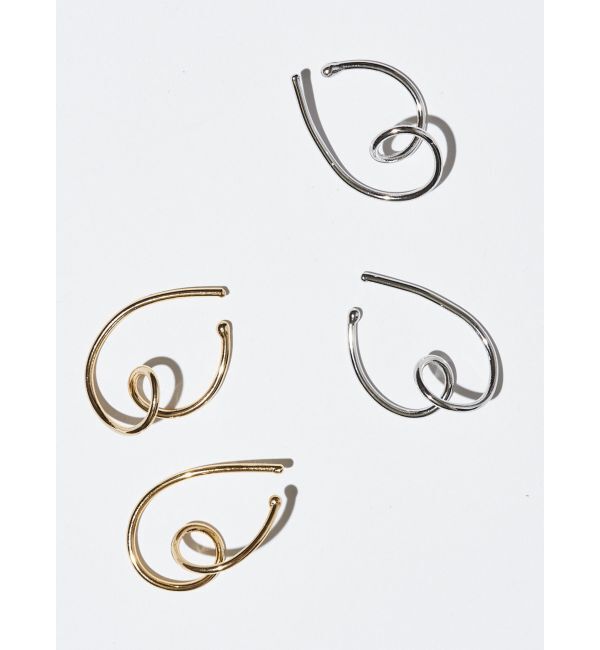 ELENDEEK「SPIRAL EAR CUFF」|イヤーカフ|ゴールド
