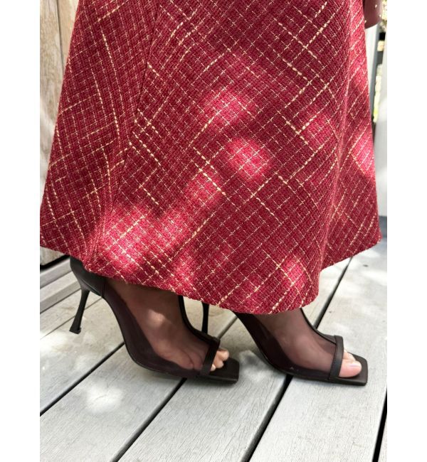 RESEXXY「オープントゥメッシュブーツ」|ショートブーツ|ブラウン