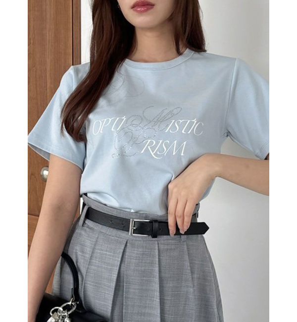 dazzlin「Optimistic PrismTシャツ」|Tシャツ・カットソー|ブルー