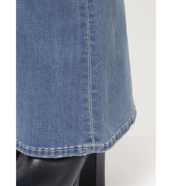 EMODA「スーパーハイウエストフレアパギンス」|デニム|