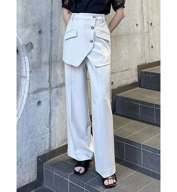 MURUA「マルチウェイワイドパンツ」|その他|ライトグレー