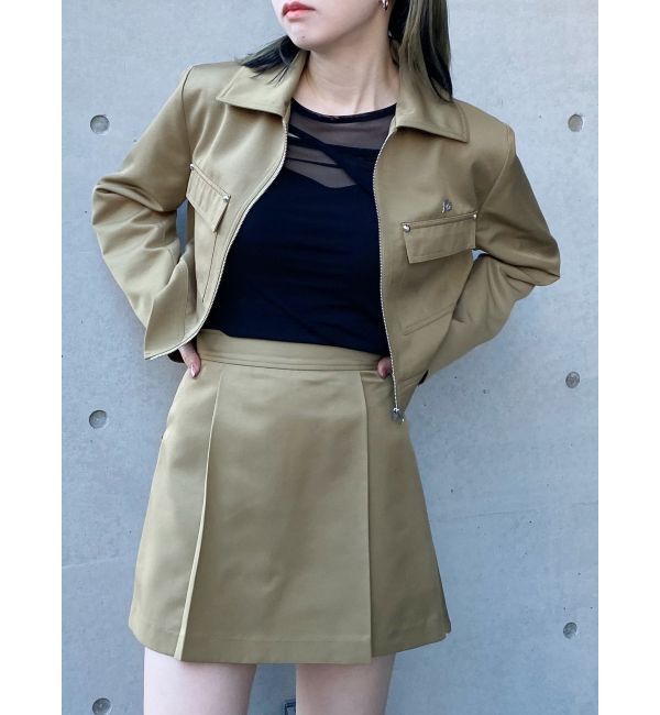 MURUA「ステンカラージップブルゾン【セットアップ着用可】」|ブルゾン・スタジャン|