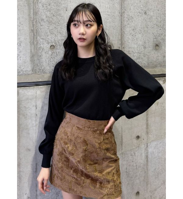 MURUA「ボリュームスリーブニット」|ニット・セーター|