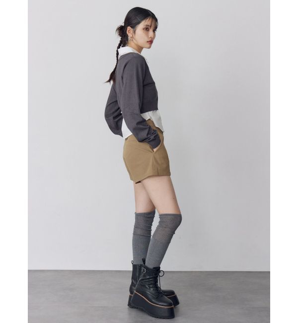 MURUA「シャツレイヤードマルチウェイニット」|ニット・セーター|