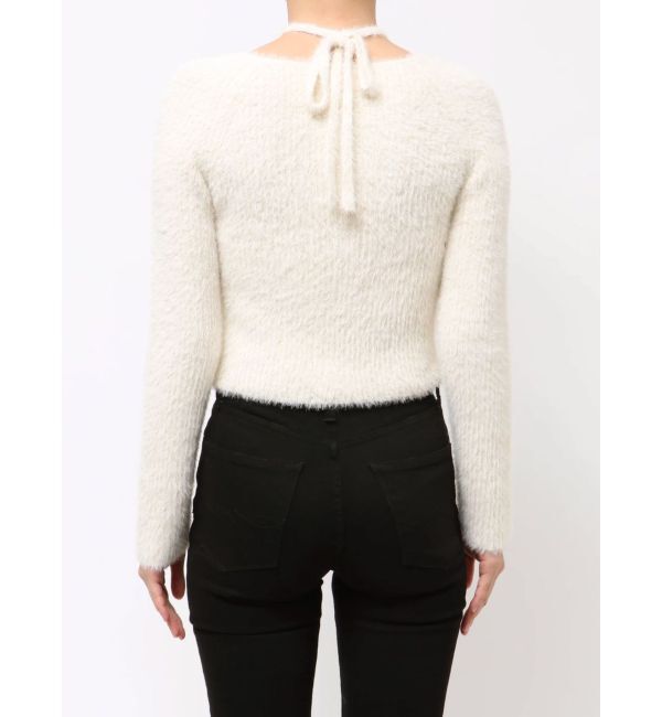 MURUA「ミニシャギーカットアウトニット」|ニット・セーター|