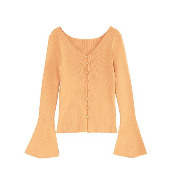 LAGUNAMOON「フレアスリーブ2WAYニットプルオーバー」|ニット・セーター|