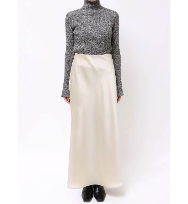 LAGUNAMOON「バイヤスサテンナロースカート」|スカート|