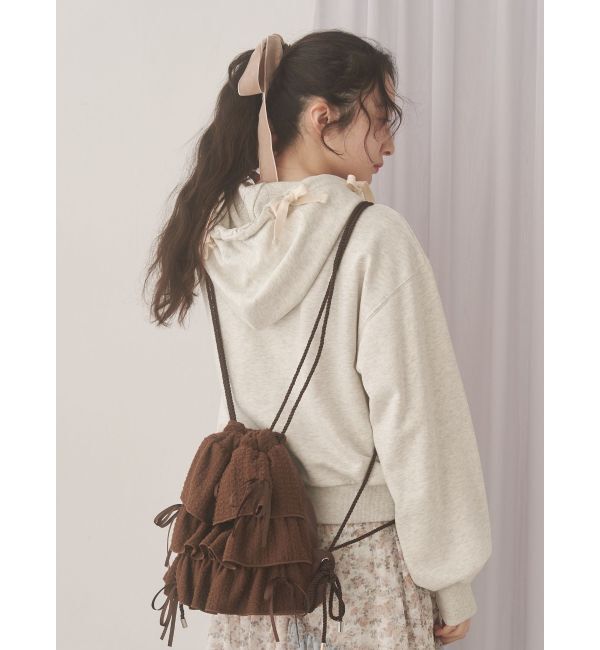 merry jenny「フリルミルフィーユバックパック」|リュック|