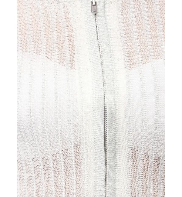 GYDA「ラメシアーオフショルショートニットカーディガン」|カーディガン|