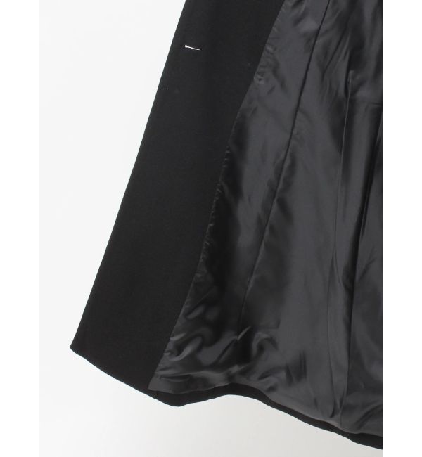 GYDA「ベルト付タイトエコファーロングコート」|チェスターコート|