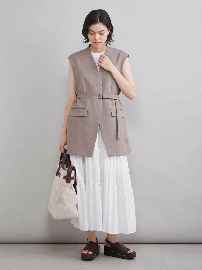 Mila Owen「ベルト付きキャンバストートバッグ」|トートバッグ|