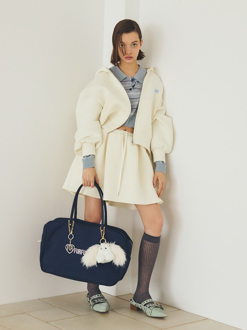 FURFUR「【WEB・一部店舗限定カラー】ロゴ刺繍ポンチパーカー」|パーカー|