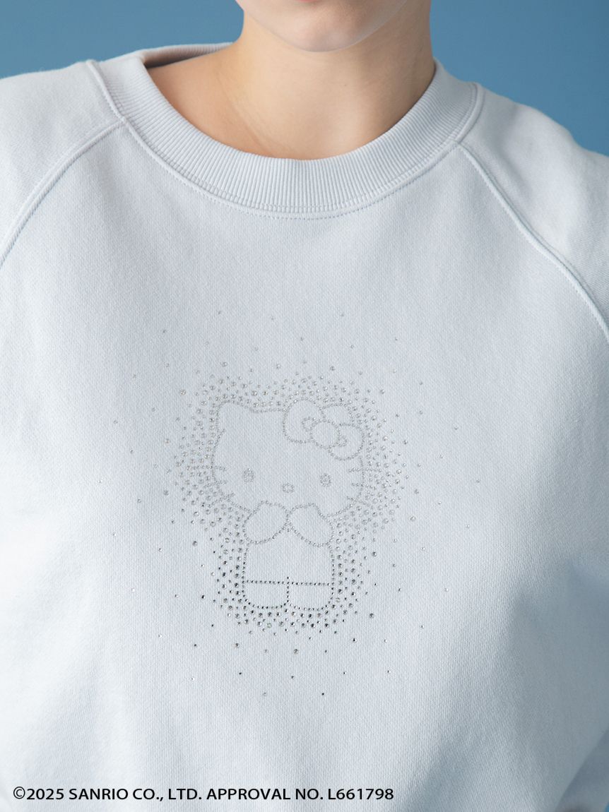 FURFUR「【WEB・一部店舗限定カラー】HELLO KITTYクリスタルスウェット」|スウェット・ジャージ|