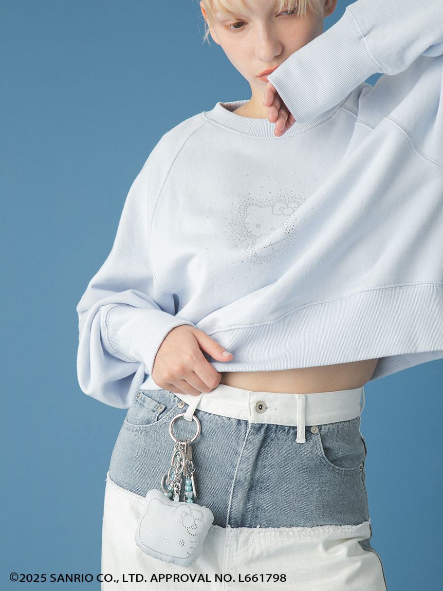 FURFUR「【WEB・一部店舗限定カラー】HELLO KITTYクリスタルスウェット」|スウェット・ジャージ|