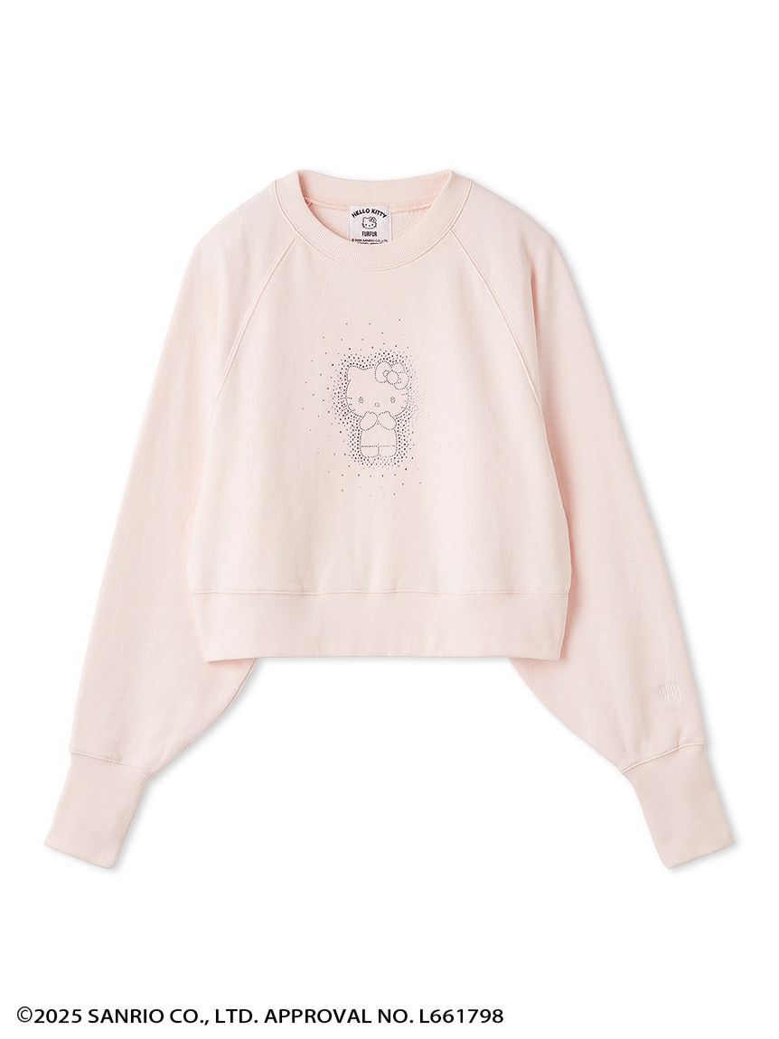 FURFUR「【WEB・一部店舗限定カラー】HELLO KITTYクリスタルスウェット」|スウェット・ジャージ|