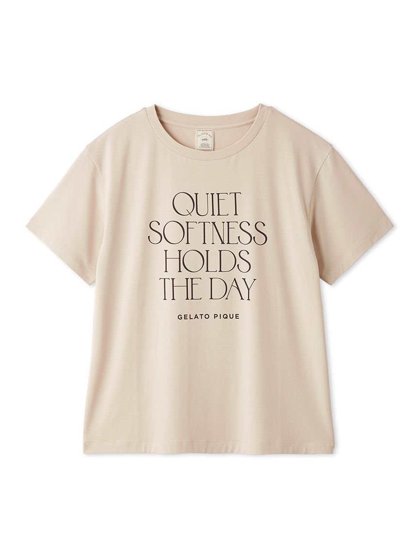 gelato pique「【接触冷感】レーヨンロゴTシャツ」|ルームウェア|