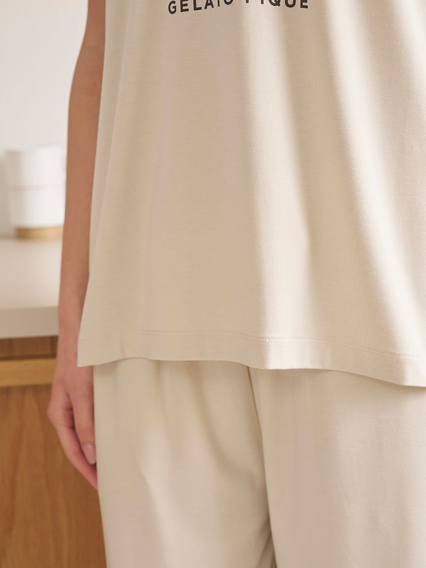 gelato pique「【接触冷感】レーヨンロゴTシャツ」|ルームウェア|