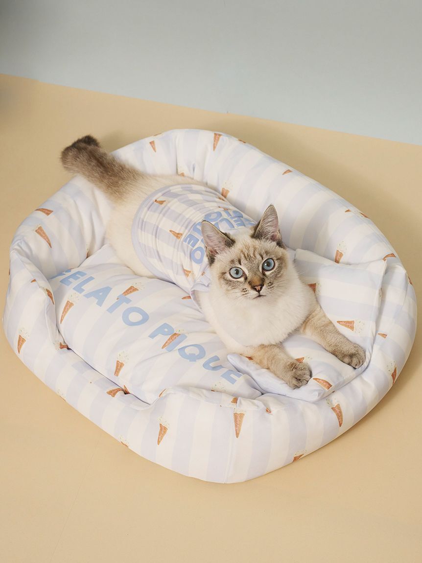  GELATO PIQUE CAT&DOG「【CAT&DOG】【接触冷感】 CoolingベッドS」|その他|