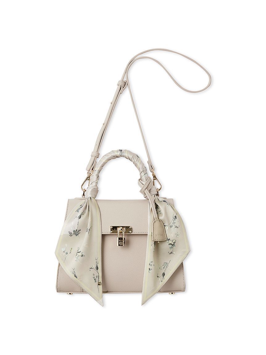 SNIDEL「スカーフパッドロックバッグ」|ハンドバッグ|