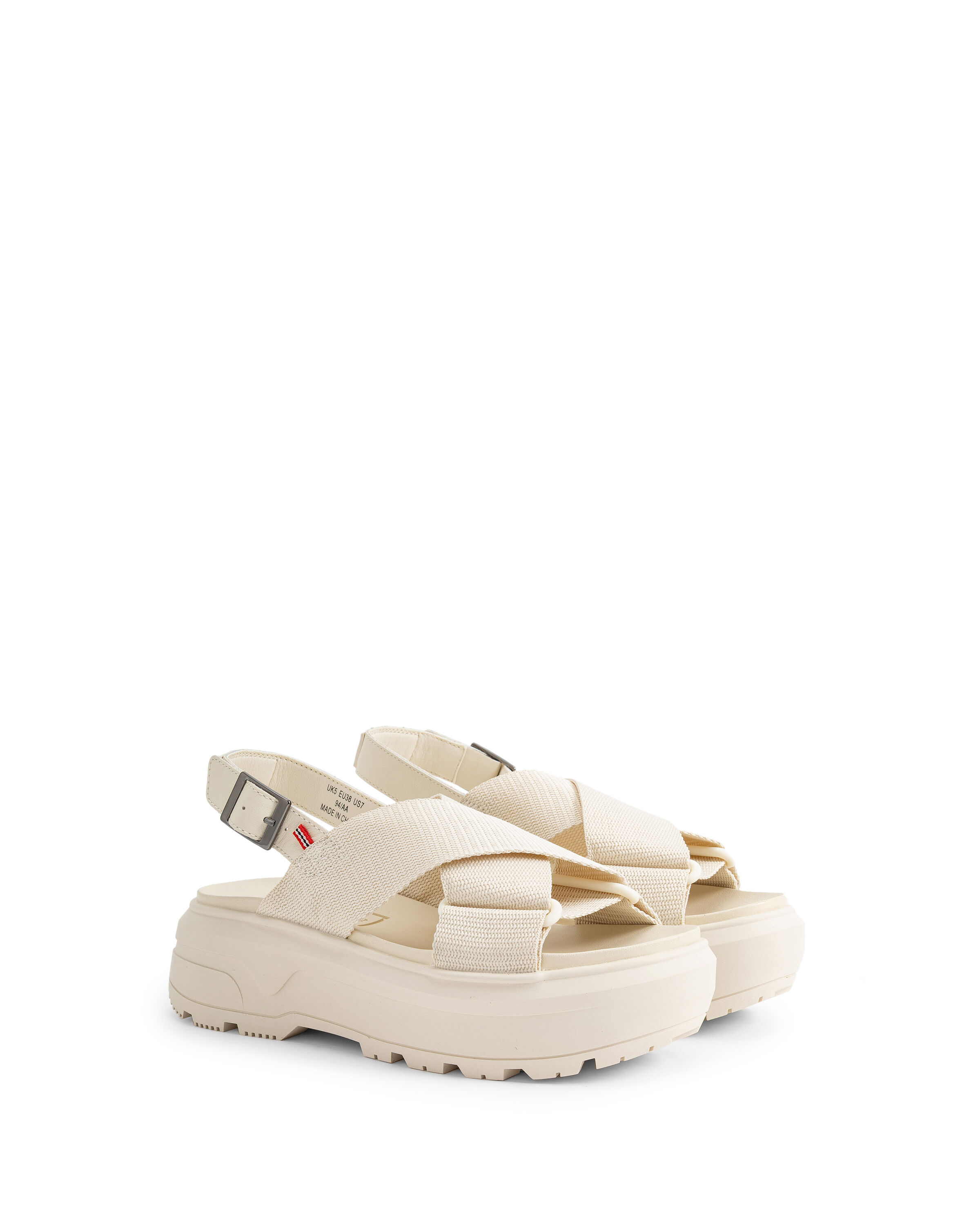 HUNTER「ユニセックス シティ リベル ウェビング クロスオーバー サンダル」|サンダル|