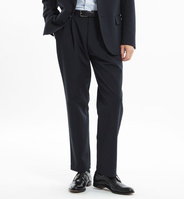 MACKINTOSH PHILOSOPHY「トロッター トラウザーズ#001 ダウンファブリック」|スラックス|ネイビー