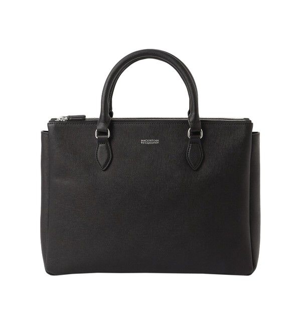 MACKINTOSH PHILOSOPHY「サフィアーノレザー ブリーフトート」|トートバッグ|ブラック