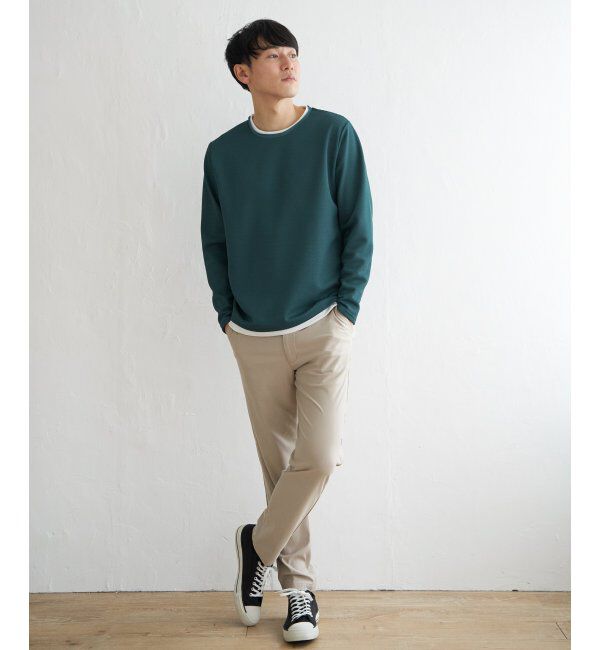 ikka「パイナップルレイヤードロンＴ」|Tシャツ・カットソー|