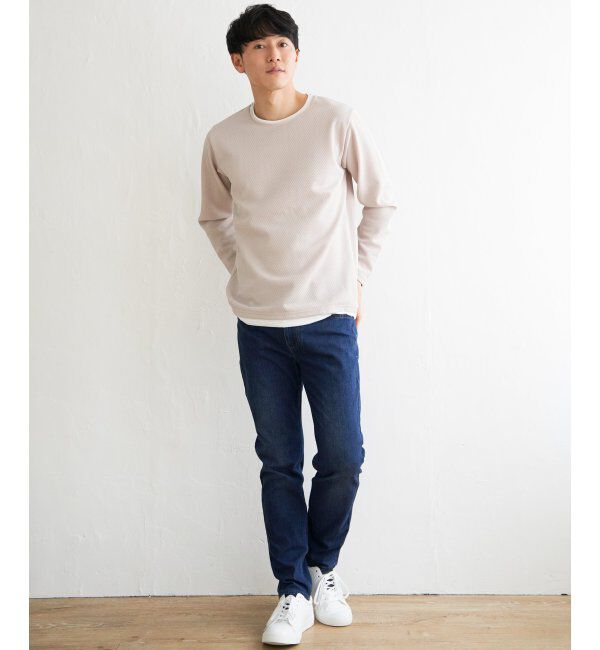 ikka「パイナップルレイヤードロンＴ」|Tシャツ・カットソー|