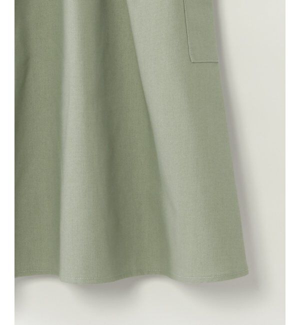 ikka kids「麻混サイドポケドロストワンピース（120~160cm）」|スカート|