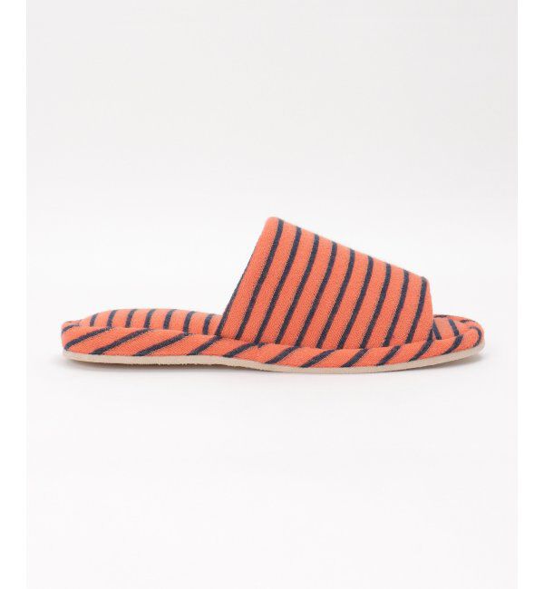 TOKYO DESIGN CHANNEL「パイルボーダー外縫いスリッパ」|ルームシューズ|