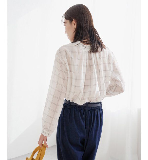 ikka「襟フリル2WAYブラウス」|シャツ・ブラウス|