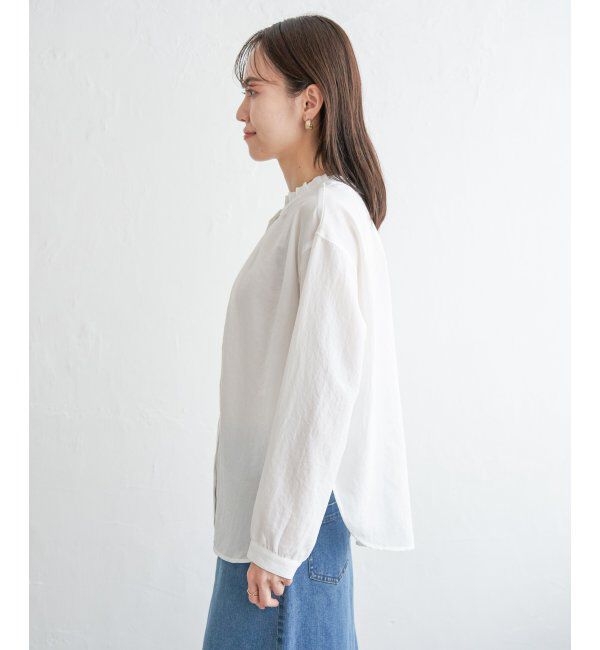 ikka「襟フリル2WAYブラウス」|シャツ・ブラウス|