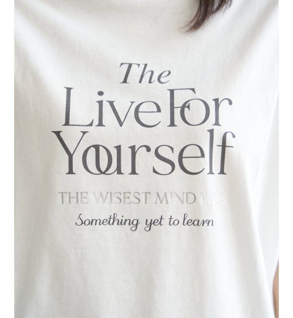 ikka「ロゴフォトプリントチュニックＴ」|その他|