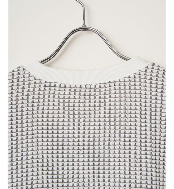 ikka「ビッグワッフルクルーネックプルオーバー」|パーカー|