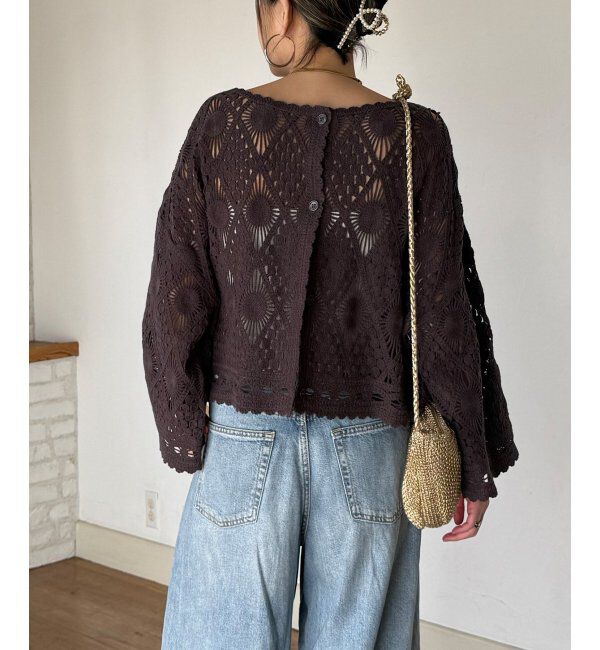 Lbc with Life「モチーフレース2WAYカーデプルオーバー」|その他|