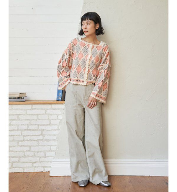 Lbc with Life「モチーフレース2WAYカーデプルオーバー」|その他|