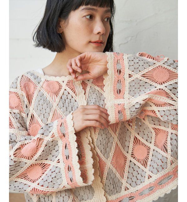 Lbc with Life「モチーフレース2WAYカーデプルオーバー」|その他|